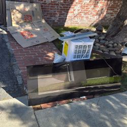 FREE Moving Boxes, AC And Digital Fireplacw 