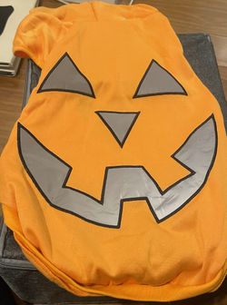 Dog Reflective Jack-o’-lantern Pumpkin Hoodie Costume 