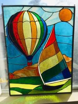 Hand crafted Stained Glass 18” by 24”