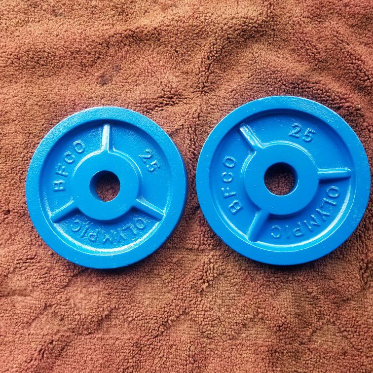 2" HOLE   25s.  TOTAL 50LBs
2-25s
7111. S. WESTERN WALGREENS 
$60  CASH ONLY 