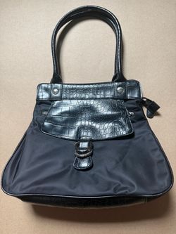 $13.00, new Tommy Hilfiger black pebbled leather purse