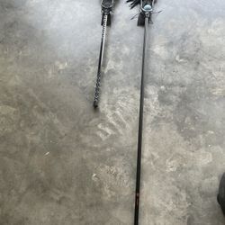 2 Lacrosse sticks and ball