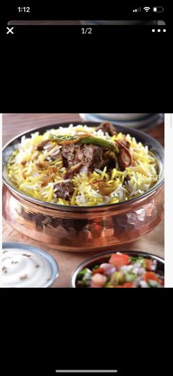 Three Copper Serving Bowls