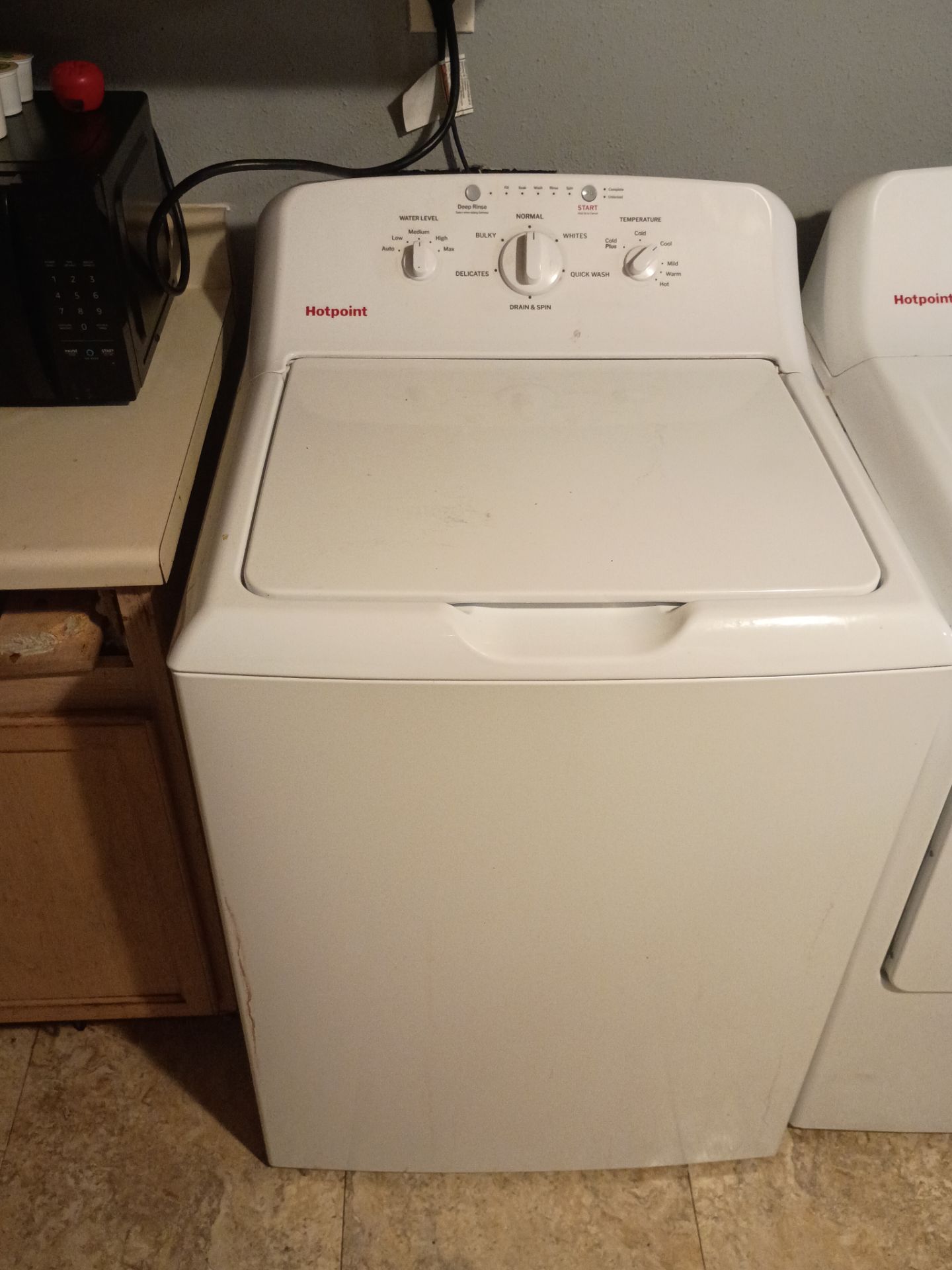Washer and dryer