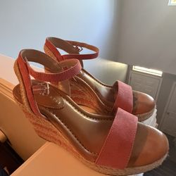 Pink High Heel Espadrille 