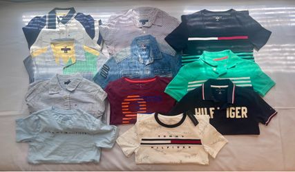 11-Piece Tommy Hilfiger Boys Clothing Lot Size 8–10