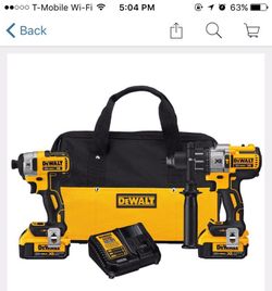 New dewalt xr tool kit