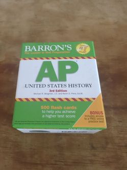 Barron's AP United States History Flash Cards 3rd Edition