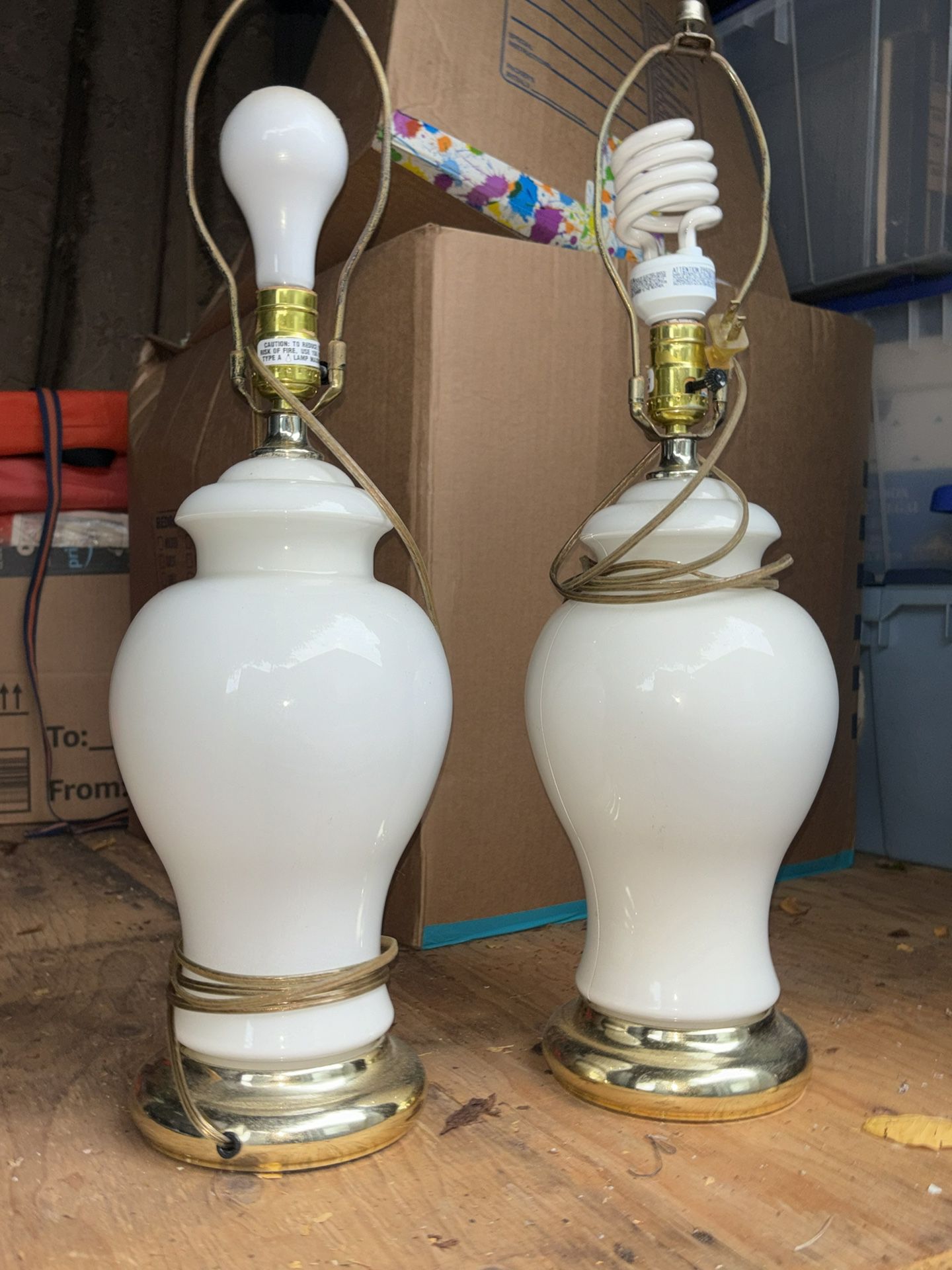 Ceramic Vase Lamps 