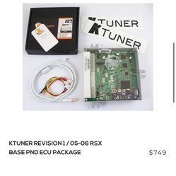 KTuner Revision 1 / 05-06 RSX Base PND ECU Package