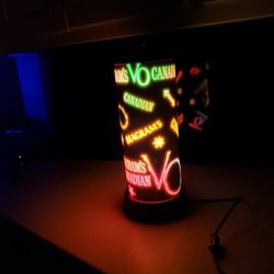 Vintage Seagram's Bar Lamp