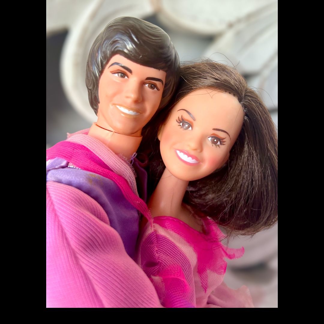 Vintage Barbie 1976 Donny & Marie Osmond Dolls Set by Mattel 11" Celebrity Dolls