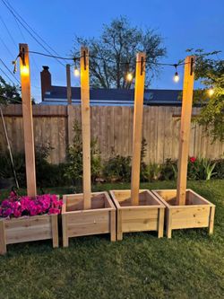 Planter Box with Post