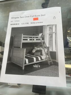 Gray Bunk Bed