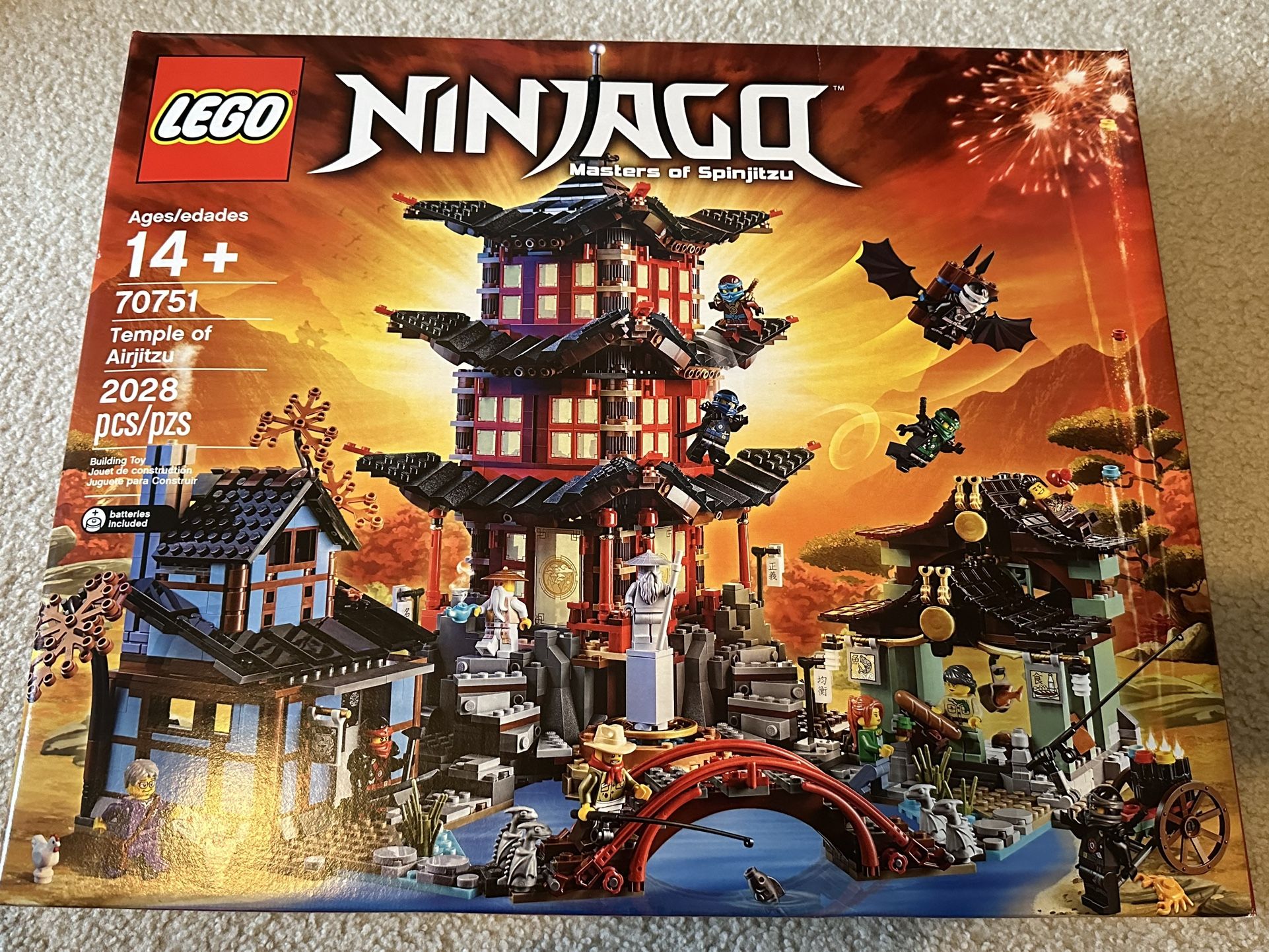 Brand New Lego 70751 Temple Of Airjitzu Ninjago