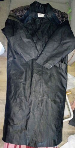 Women's Leather trenchcoat