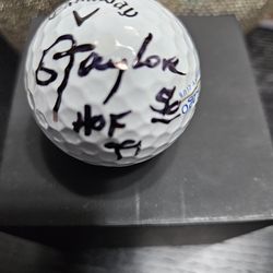 Genuine autographed golf ball