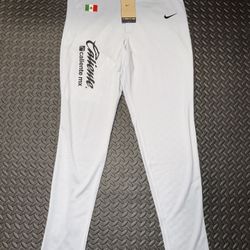 Men’s Nike Baseball Pants Slim Fit Size Medium Liga De Mexico Sponsor