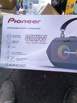 Pioneer portable party speaker 300 w