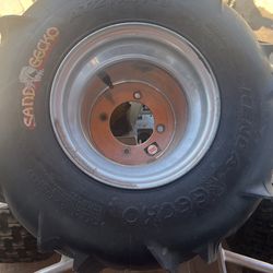 21x11-9 Sand Gecko Sand Tire And Rim