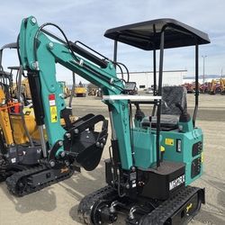 Mini excavator - compact digger 1 ton