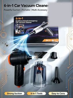 6-in-1 Car Vacuum Cleaner