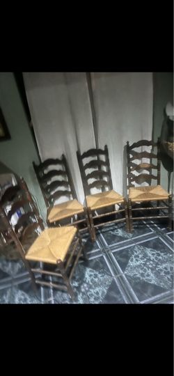 Vintage ladder chairs