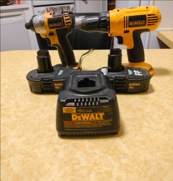 DeWalt 18 volt Impact Driver & drill gun