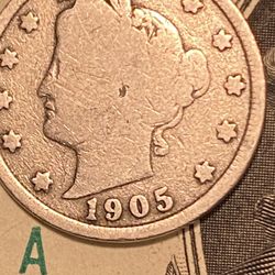 1905 Silver Nickel 