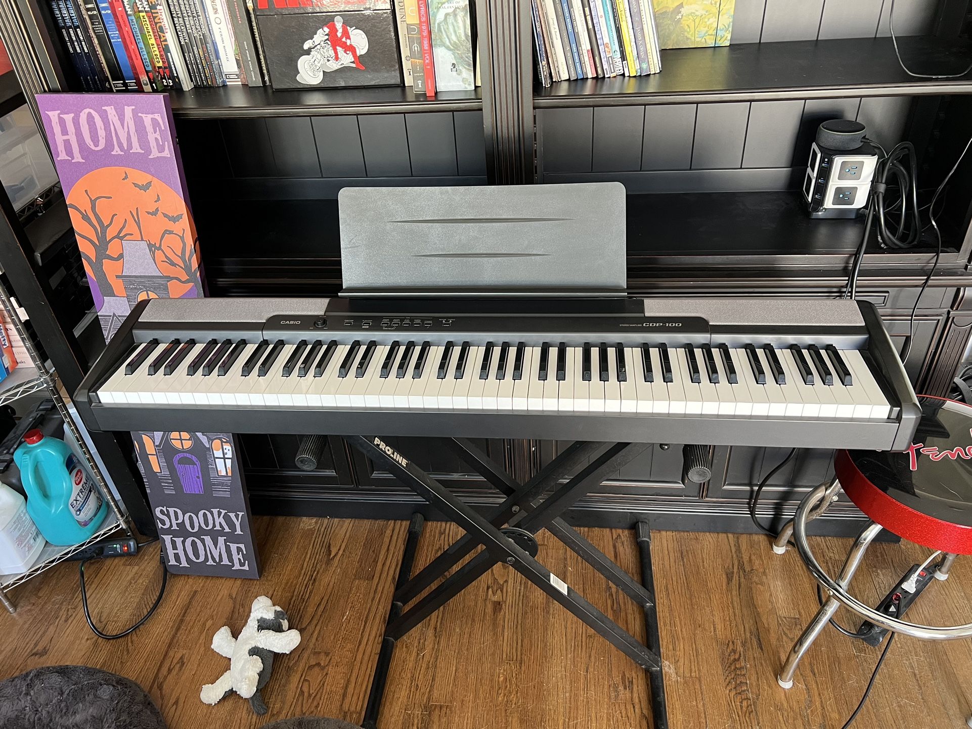 Casio CDP-100 Digital Piano With Stand And Expression Pedal 