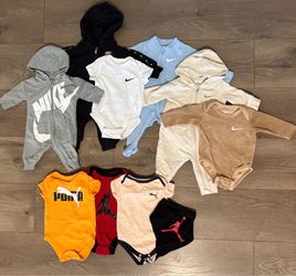 Baby Nike and puma clothes