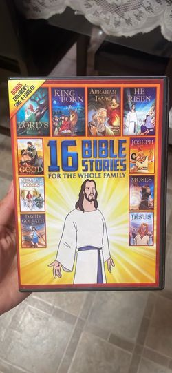 16 Bible Stories For The Whole Family Bonus Cildren's Sing A-LongCD VGCondition