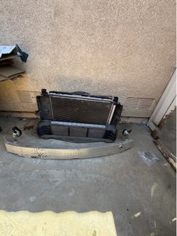 2019 cla Mercedes and fan radiator AC condenser oil cooler