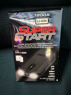 Super Start 1200 A lithium ion Jump Starter