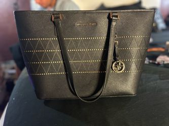 Michael Kors Studded Black Tote Bag – Excellent Condition