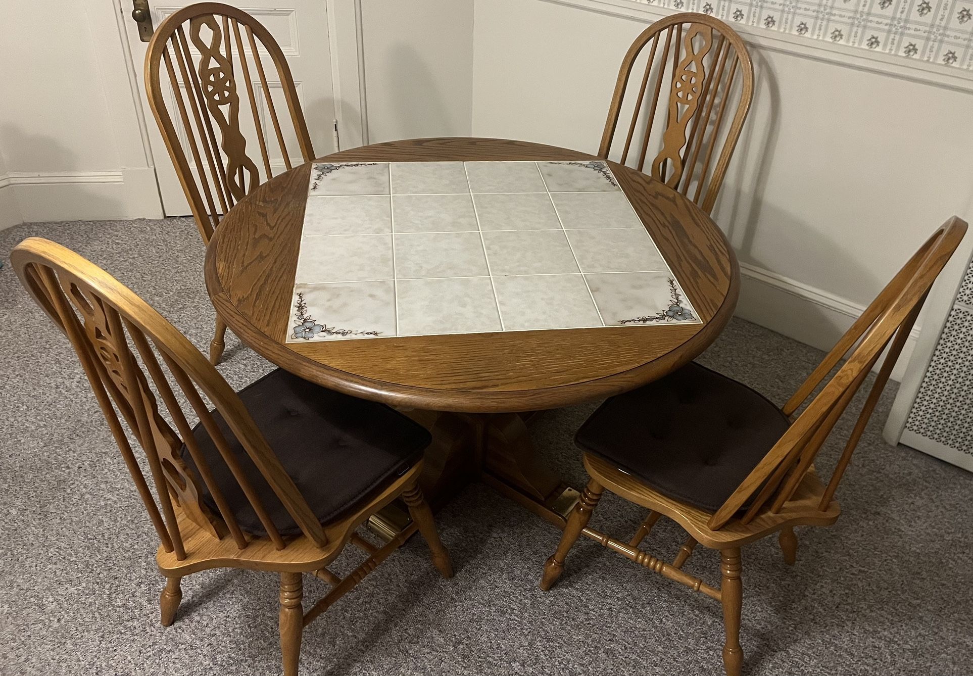Wooden Kitchen Table and Chairs