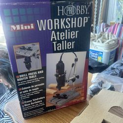 Hobby Pro Mini Workshop Drill Press And Router Table New In Box