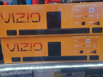 Vizio Bluetooth Soundbar Wireless Subwoofer.  6 speakers set. Brand new