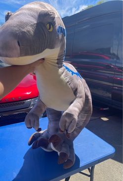 Jurassic World Blue Raptor Plush HUGE size!