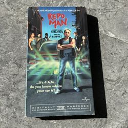 Repo Man VHS Tape 