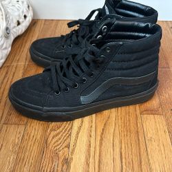 Black High Top Vans 