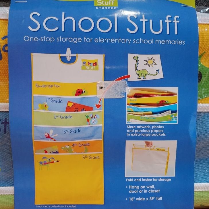 Our Stuff Storage School Stuff One-Stop Storage For Elementary School Memories