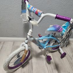 Huffy Bike Frozen Kids Girl 16 New Ready To Ride 