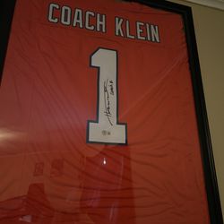Coach Klein Autographed Jersey (Beckett)