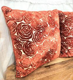 Pier 1 Rust Rose Colored Throws