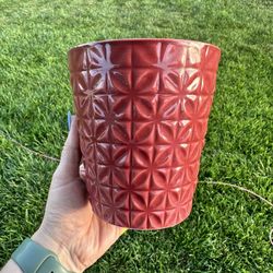Red Vase