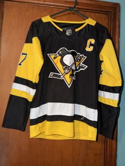 Adidas NHL Pittsburgh Penguins Hockey Sidney Crosby Jersey Youth Size S/M Used Pre Owned