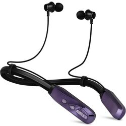 Neckband Bluetooth Headphones, 120H Long Playtime Wireless Stereo Neckband Earbuds with Microphone, Waterproof Around The Neck Headphones in Ear Heads