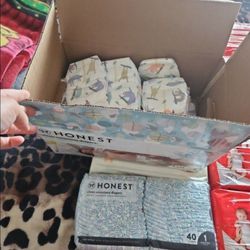 Size 1 Honest  Diapers 