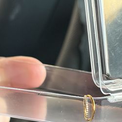 Double Hinge Hoop Piercing 